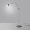 Lampadaire Bras Articulé Acier Chromé Minimaliste Design - Salon Bureau Chambre — Aura