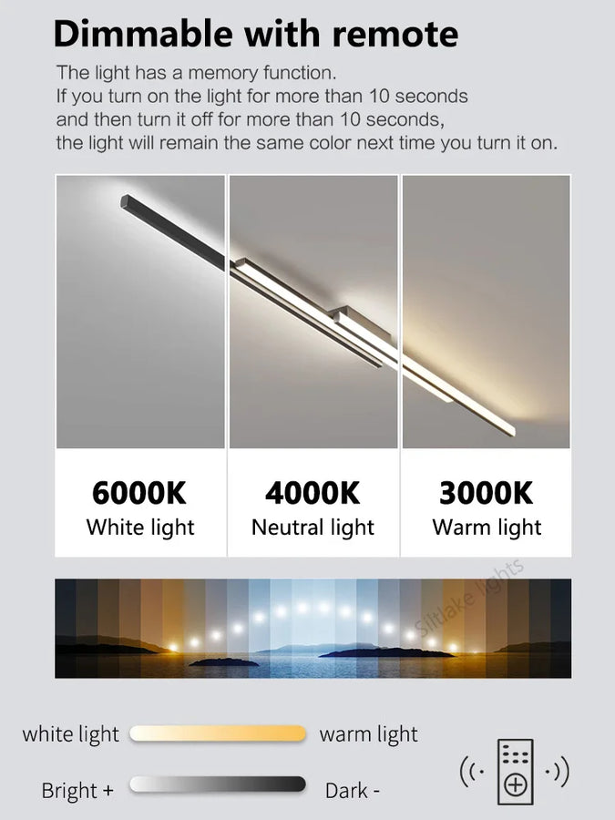 Angelo Linéaire Métal Noir Mat Minimaliste