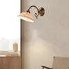 Applique Murale Cloche Porcelaine Blanche et Laiton Vintage - Chambre Salle de Bain Salon — Campanio