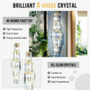 Harumi Cylindres Verre Transparent Art Déco