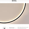 Maryam Anneau Métal Noir Minimaliste B