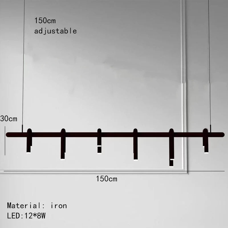 Jocelyne Cylindre Métal Noir Mat Minimaliste