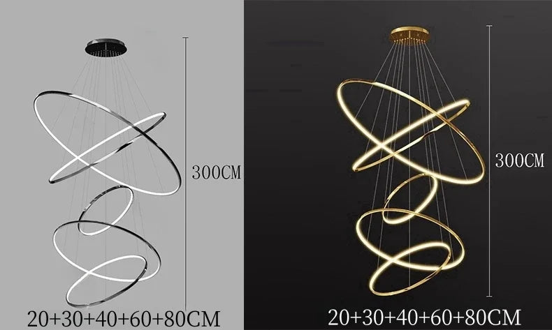 Svea Spirale Anneaux Métal Doré Contemporain