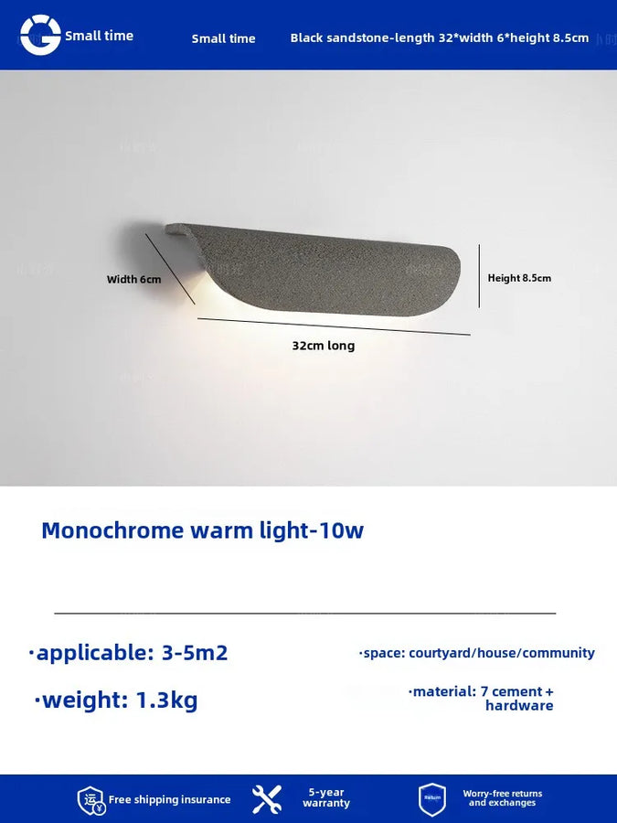 Brav Courbe Aluminium Blanc Minimaliste