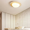 Plafonnier Ovale Verre Opalin Blanc Épuré Design Moderne - Salle de Bain Salon Chambre — Aristide