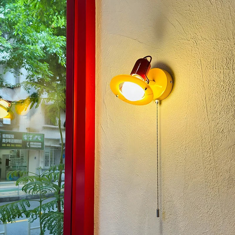 Sora Chapeau Métal Jaune Vintage