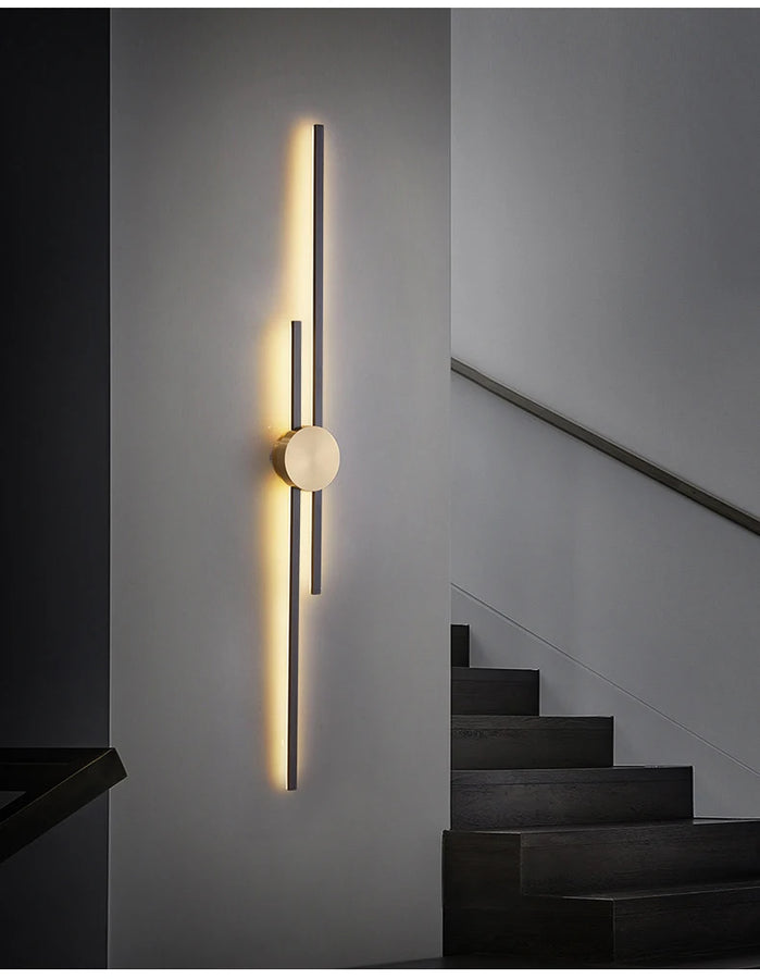 Una Barre Métal Noir Minimaliste B