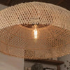 Suspension Lanterne Rotin Tressé Naturel Épuré Design - Cuisine Chambre Salon — Falot