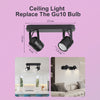 Suspension Rail Cylindres Acier Noir Mat Minimaliste Design - Chambre Salon Cuisine — Réglette