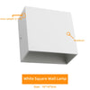 Talx Cube Aluminium Blanc Minimaliste