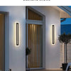 Rectangle Aluminium Noir et Blanc Minimaliste — Lumio