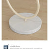 Lampadaire Spirale Métal Noir et Abat-Jour Plissé Blanc - Salon Bureau Chambre — Helix