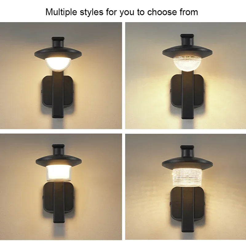 Cylindre Verre Opalin et Métal Noir — Lumio