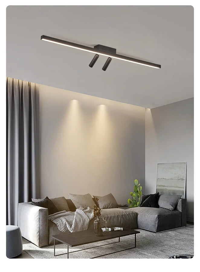 Reva Barre Acier Noir Mat Minimaliste