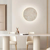 Applique Murale Cube Marbre Naturel Noir et Blanc - Chambre Salle de Bain Salon — Procyon