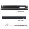 Lumis239 Rectangle Métal Noir Mat Minimaliste B