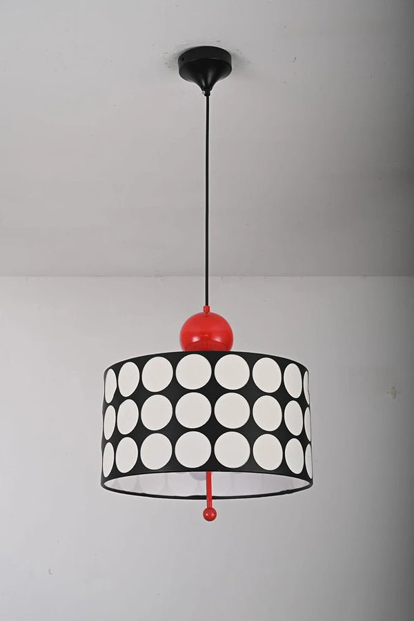 Reso Cylindre Tissu Noir et Blanc Graphique