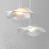 Suspension Vague Tissu Blanc Minimaliste Design - Chambre Salon Cuisine — Houle