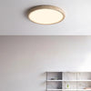 Plafonnier Anneau Bois Naturel Minimaliste Design Moderne - Salon Chambre Salle à Manger — Altair