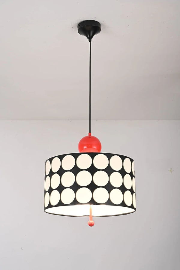 Reso Cylindre Tissu Noir et Blanc Graphique