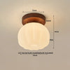 Lumio Vintage Verre Transparent et Bois Naturel