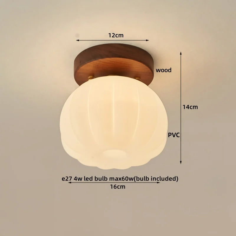 Lumio Vintage Verre Transparent et Bois Naturel