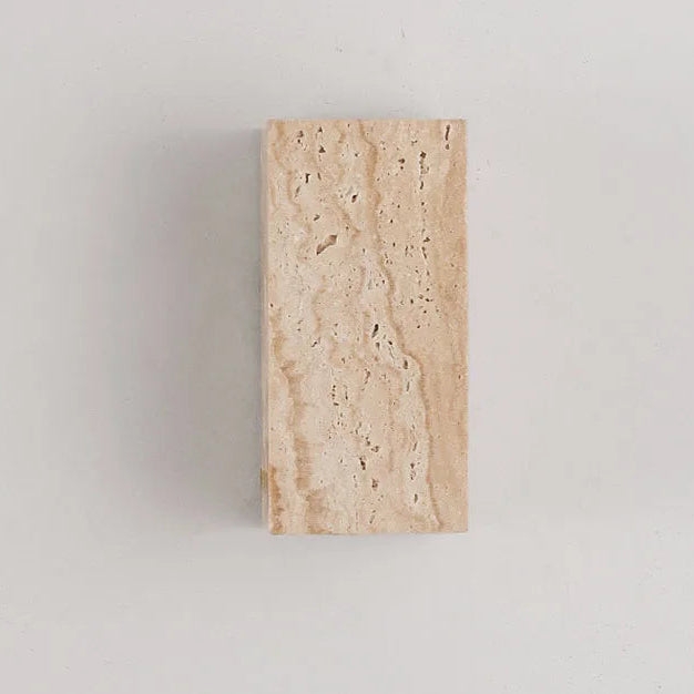 Applique Murale Demi-Sphère Céramique Beige et Bois - Chambre Salon Salle de Bain — Luna