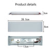 Despina Rectangle Aluminium Blanc Minimaliste