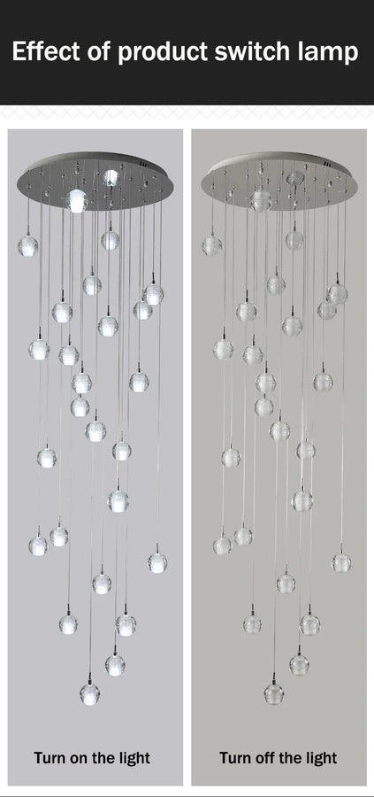 Agnes Bulles Verre Transparent et Laiton Épuré