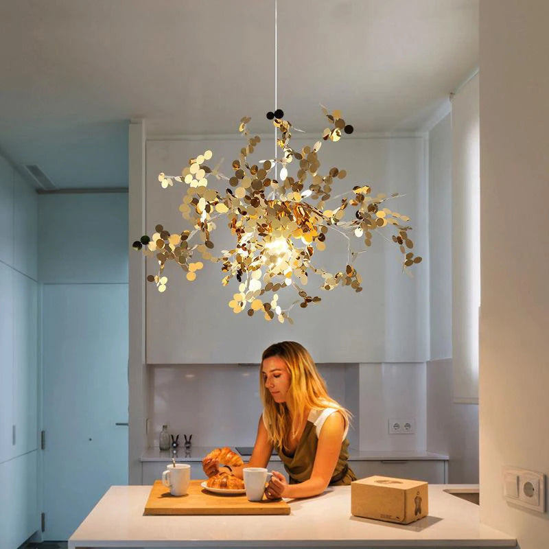Lustre Suspension Sphère Verre Opalin Blanc Minimaliste Design - Salon Salle à Manger — Vesta