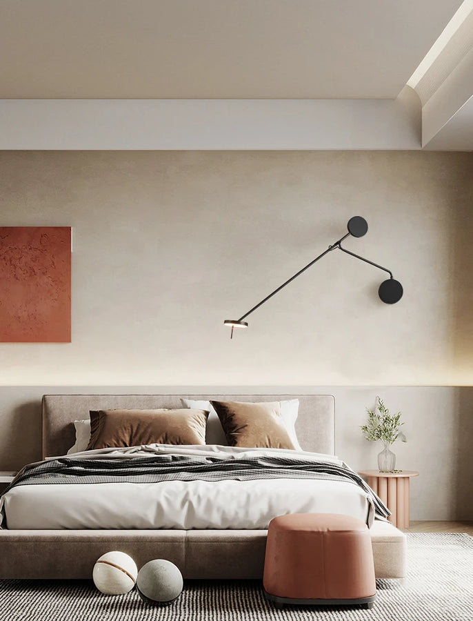 Nëris Bras Long Métal Noir Minimaliste