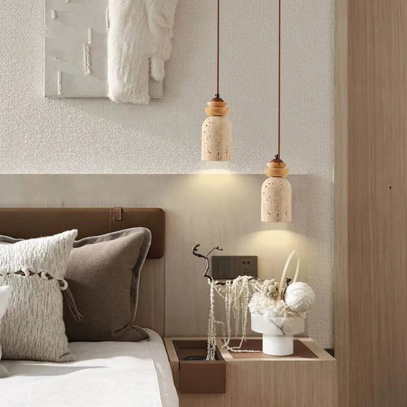 Lola Cylindre Céramique Beige Minimaliste B