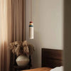Suspension Cylindre Pierre Empilée Multicolore Nordique Design - Chambre Salon Cuisine — Incandeo