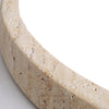 Rasha Anneau Pierre Beige Minimaliste