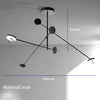 Nëris Bras Long Métal Noir Minimaliste