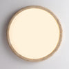 Plafonnier Anneau Bois Naturel Minimaliste Design Moderne - Salon Chambre Salle à Manger — Altair