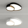 Plafonnier Anneaux Métal Noir et Doré Minimaliste Design Moderne - Salle de Bain Salon Chambre — Circo