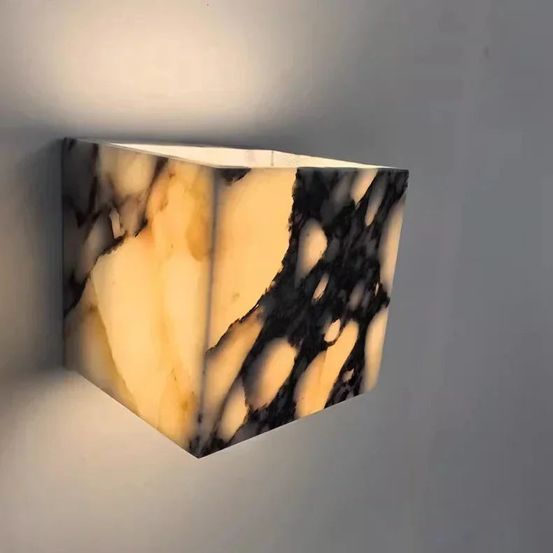 Wëlys Disque Marbre Blanc Minimaliste