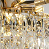 Mafalda Cascade Cristal et Métal Noir et Doré B