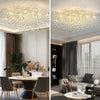 Randi Cascade Cristal et Métal Doré Luxueux