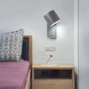 Applique Murale Cylindre Métal Blanc Minimaliste Design Moderne Blanche - Chambre Salle de Bain Salon — Fereshteh
