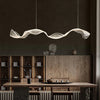Lustre Suspension Anneau Bois Naturel Minimaliste Design - Salon Salle à Manger — Fuyza