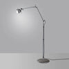 Lampadaire Bras Articulé Acier Chromé Minimaliste Design - Salon Bureau Chambre — Aura
