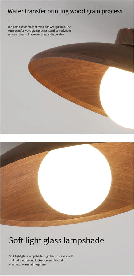 Tëlys Disque Bois Naturel Minimaliste