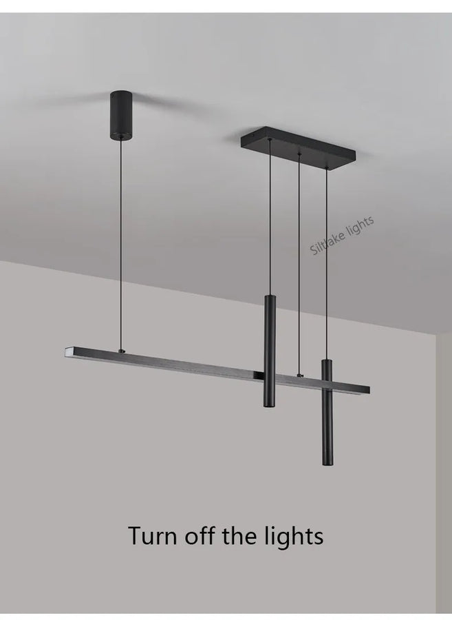 Neva Linéaire Métal Noir Mat Minimaliste