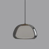 Suspension Niveaux Verre Opalin Blanc et Laiton - Chambre Salon Cuisine — Stratéo
