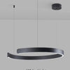 Hecate Anneau Aluminium Noir Minimaliste
