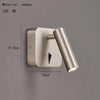 Applique Murale Cylindre Acier Noir Minimaliste Design Moderne Noire - Chambre Salle de Bain Salon — Grenat