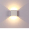 Talx Cube Aluminium Blanc Minimaliste