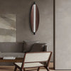 Applique Murale Ovale Bois Naturel Minimaliste Design Moderne - Chambre Salle de Bain Salon — Ovalo